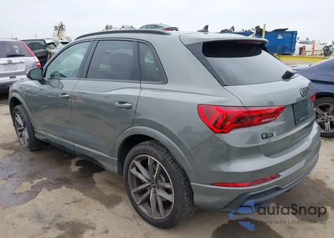 2023 Audi Q3 S Line Premium z USA, uszkodzony, nr VIN WA1DECF39P1065448
